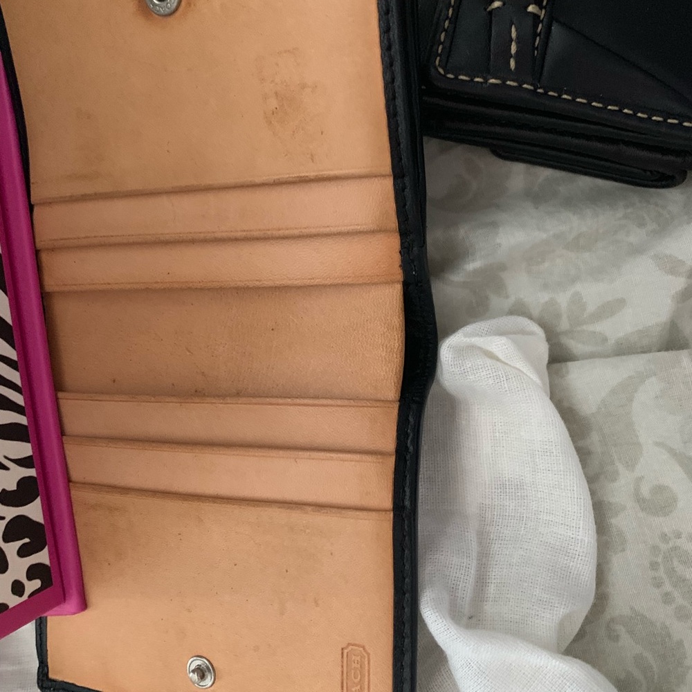 Coach trifold wallet